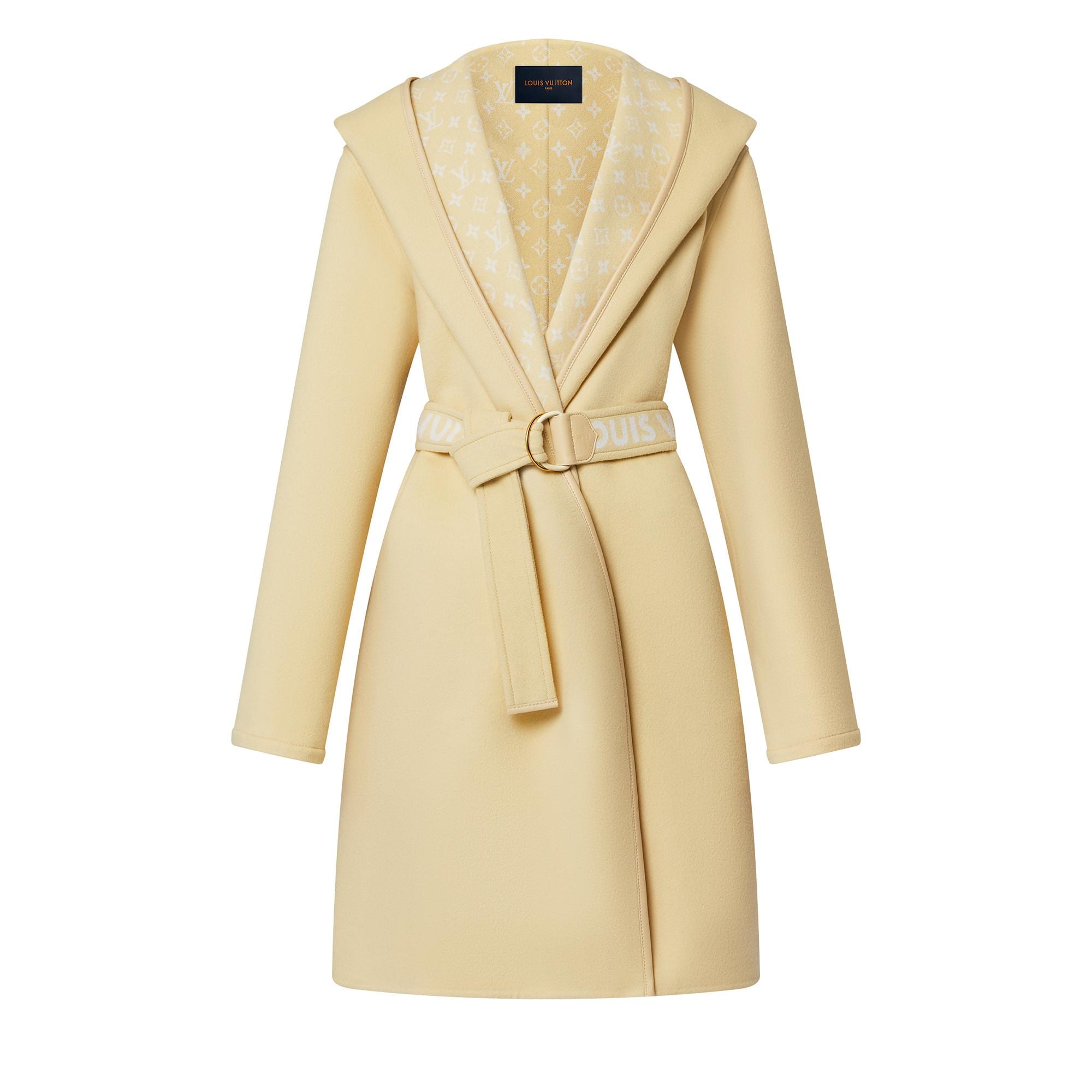 Signature Double Face Hooded Wrap Coat ReadytoWear LOUIS VUITTON